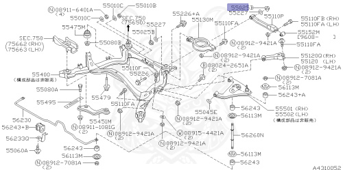 01225-00072 - Nissan - Nut - Nengun Performance
