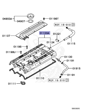 Me132162 MD316252 - Mitsubishi - Cover Assy, Rocker - Nengun Performance