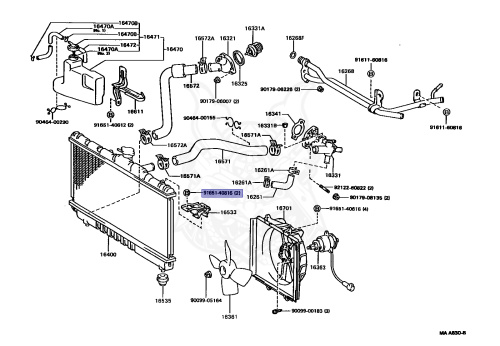 91651-40816 - Toyota - Bolt - Nengun Performance