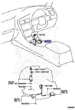 84720-20130 - Toyota - Switch Assy, Pattern Select - Nengun Performance