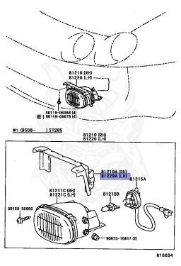 81229-20360 - Toyota - Bracket, Fog Lamp, Lh - Nengun Performance