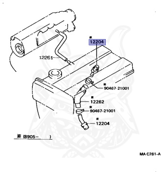 90406-17006 - Toyota - Valve Sub-assy, Ventilation - Nengun Performance