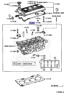 11101-19335 - Toyota - Head Sub-assy, Cylinder - Nengun Performance
