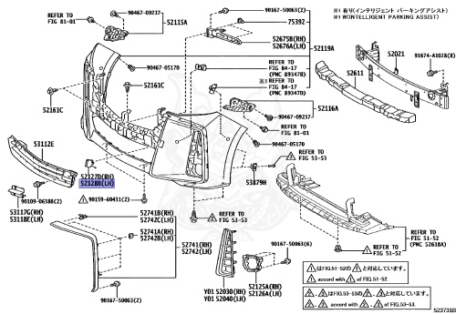 52128-58180-C0 - Toyota - Cover, Front Bumper Hole, Lh - Nengun 52128-58180-C0 - Toyota - Cover, Front Bumper Hole, Lh - Nengun