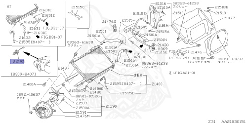 ナッツ 21595-02P00 - Nissan - Switch, Thermometer - Nengun Performance