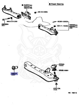 48654-12010 - Toyota - Bush, Lower Arm - Nengun Performance