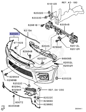 MZ576594 - Mitsubishi - Front Bumper - Nengun Performance