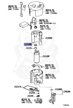 23239-21010 - Toyota - Seal, Fuel Pump Filter - Nengun Performance