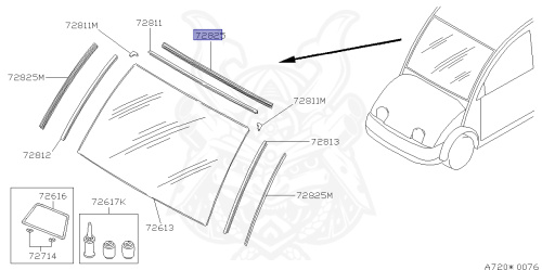 72725-48A00 - Nissan - Fastener, Molding - Nengun Performance