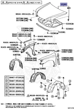 53301-33070 - Toyota - Hood Sub-assy - Nengun Performance
