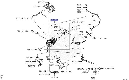1515A113 - Mitsubishi - Turbocharger Assy - Nengun Performance