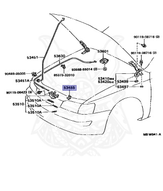 53455-20040 - Toyota - Clamp - Nengun Performance