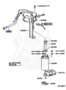 23091-74110 - Toyota - Tube Sub-assy, Fuel Pump - Nengun Performance
