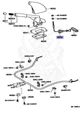 46410-10050 - Toyota - Cable Assy, Parking Brake, No.1 - Nengun Performance