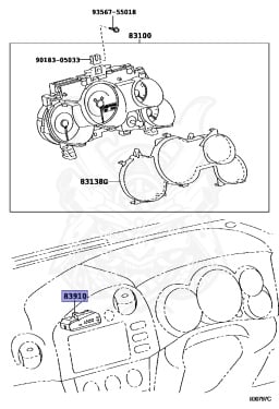 83910-01010 - Toyota - Clock Assy - Nengun Performance