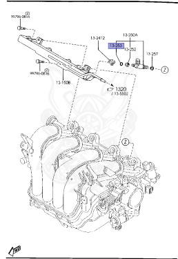 8574-13-253 - Mazda - O-Ring - Nengun Performance