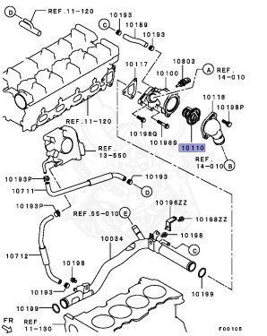 Ms33740 Pdf MD337408 - Mitsubishi - Thermostat Kit - Nengun Performance