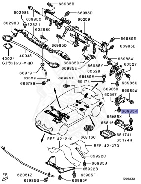 Mu001081 MU000990 - Mitsubishi - Bolt, Body Loose Panel - Nengun Performance