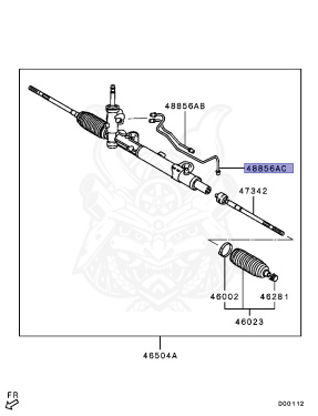 4455A347 - Mitsubishi - Tube Assy, P / S Oil Feed - Nengun Performance