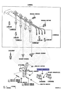 M 91643-80620 - Toyota - Bolt - Nengun Performance