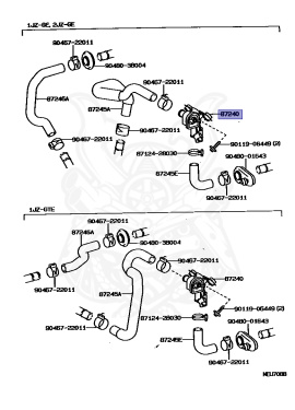 87240-22360 - Toyota - Valve Assy, Heater Water - Nengun Performance