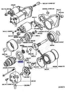 のん 28160-26071 - Toyota - Armature Assy, Starter - Nengun Performance