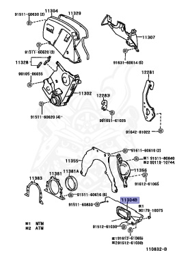 90950-01809 - Toyota - Cover, Flywheel Housing - Nengun Performance