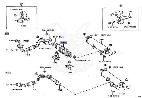 18450-74490 - Toyota - Converter Assy, W / Catalyst - Nengun Performance