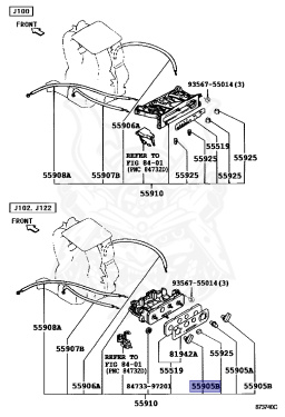 56590502 55905-97502 - Toyota - Knob, Heater Control, No.2 - Nengun Performance
