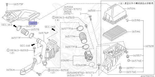 16554-21U10 - Nissan - Air Duct - Nengun Performance