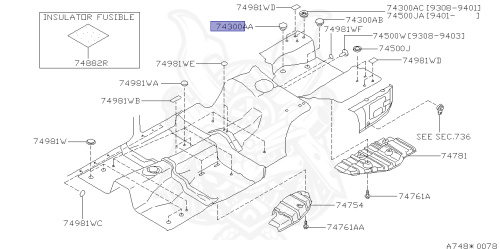 74816-24U18 - Nissan - Plug, Front Floor - Nengun Performance
