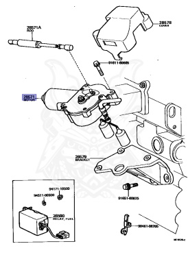 28571-56050 - Toyota - Motor, Fuel Control - Nengun Performance