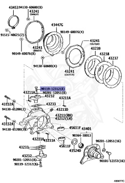 90119-12312 - Toyota - Bolt - Nengun Performance