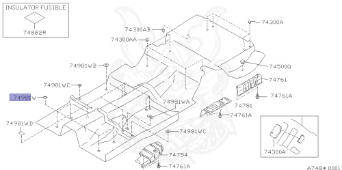 74835-01L00 - Nissan - Cover, Hole - Nengun Performance