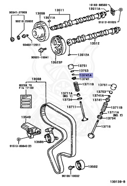 アールタイプ3 90913-03021 - Toyota - LOCK, VALVE SPRING RETAINER - Nengun