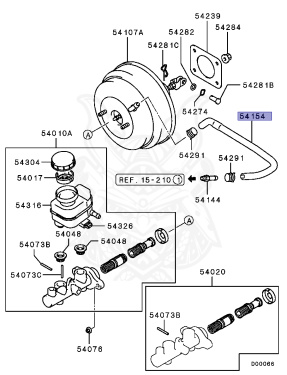 MR493335 - Mitsubishi - Hose, Brake Booster Vacuum - Nengun Performance