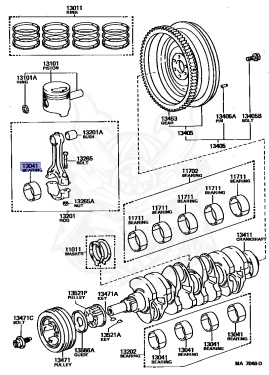 13041-54041-02 - Toyota - Connecting Rod Bearing - Nengun Performance