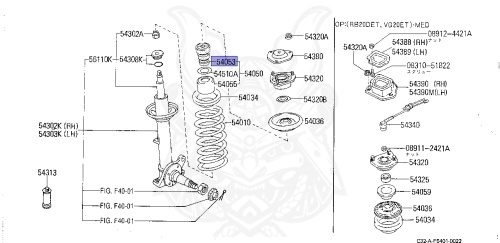 54052-41L00 - Nissan - Bumper Assembly, Rebound Rh - Nengun Performance