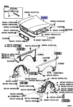 53301-30260 - Toyota - Hood Sub-assy - Nengun Performance