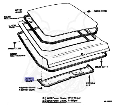 64781-12030-01 - Toyota - Board, Back Door Trim - Nengun Performance