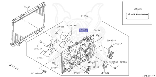 21483-EG000 - Nissan - SHROUD - Nengun Performance