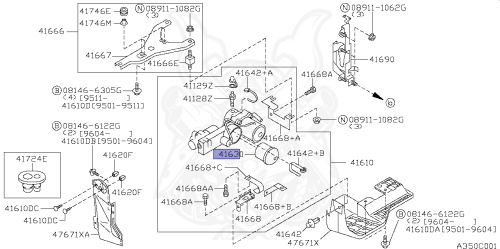 41630-20U00 - Nissan - Accumulator Assembly, Torque Split - Nengun ...