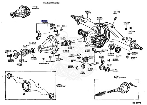 41101-35030 - Toyota - Differential Carrier Sub-assy - Nengun Performance