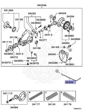 MR410176 - Mitsubishi - HOSE,RR DIFF BREATHER - Nengun Performance