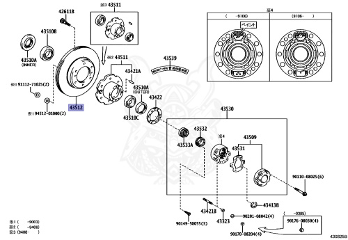 ネコ 43512-60100 - Toyota - FRONT BRAKE DISC - Nengun Performance