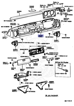 55301-95446 - Toyota - Panel Sub-assy, Instrument - Nengun Performance
