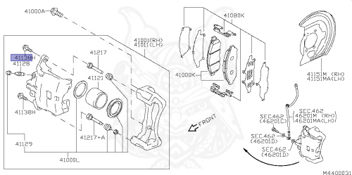 44141-AW70A - Nissan - BOLT-PIN - Nengun Performance