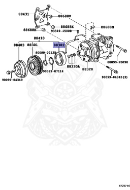 88411-22310 - Toyota - Stator Sub-assy, Magnet Clutch - Nengun Performance