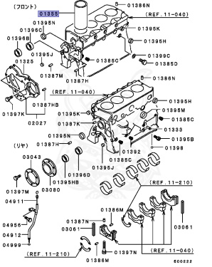 ME001337 - Mitsubishi - CYLINDER SLEEVE - Nengun Performance