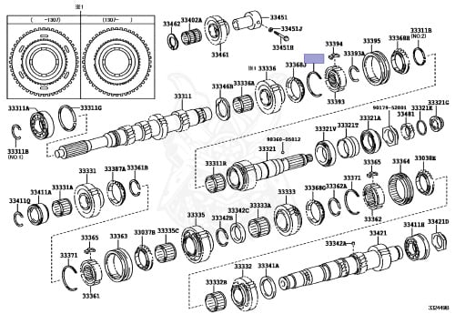 33371-37040 - Toyota - SPRING, SYNCHROMESH SHIFTING KEY, NO.1 - Nengun